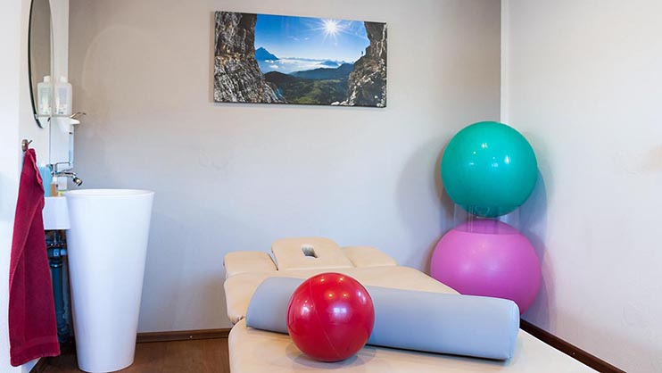 Raumbild Praxis für physiotherapie Ronsberg Tanja Schreiter